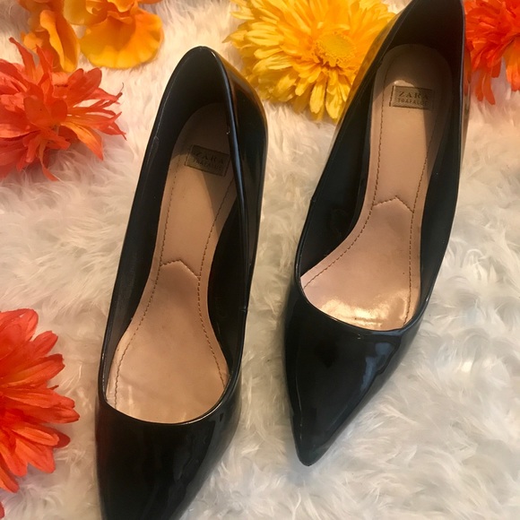 Zara 3” Patented & Leather Heels - Picture 4 of 7